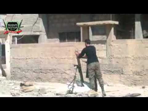 استهداف مدفعية الجبل في ريف دير الزور بقذائف الهاون من قبل لواء الأحواز العربية وحركة أبناء الإسلام