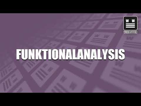 Funktionalanalysis