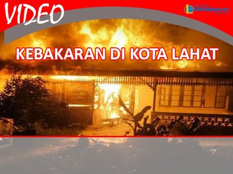 Rumah Pedagang Sate Terbakar di Kota Lahat