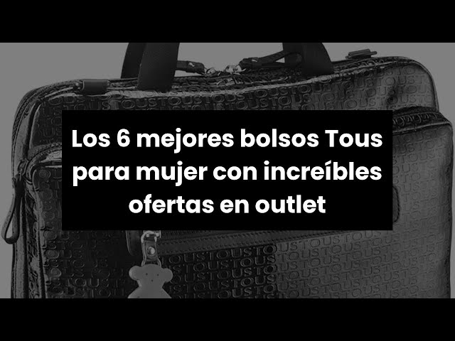 Vídeo relacionado con TOUS Bolso de Mano Negro, Tote con Asa Superior y Correa Ajustable, Diseño con Bolsillos Frontales y Logo en Relieve