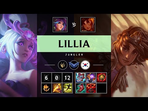 Lillia Jungle vs Taliyah - KR Diamond Patch 25.06