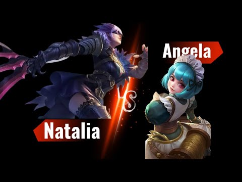 Natalia Vs Angela [ roam assassin vs roam support ] #nataliagameplay #nataliamlbb