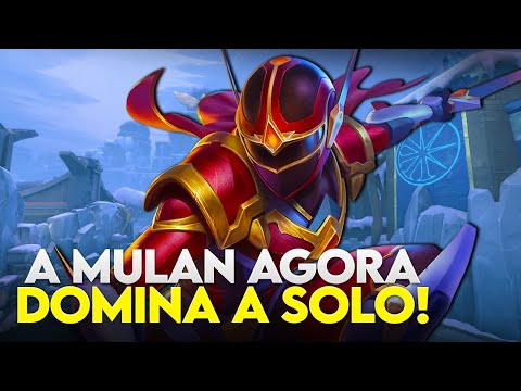A Mulan agora DOMINA  a solo facilmente! MULAN SOLO - ⚡ Smite BR Ranked Conquista