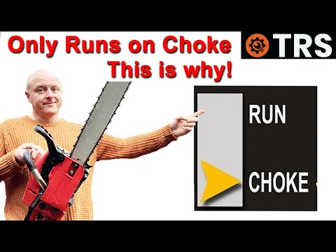 2-Stroke Engine Only Runs on Choke (Will Not Run) This is why!  (by Craig Kirkman)