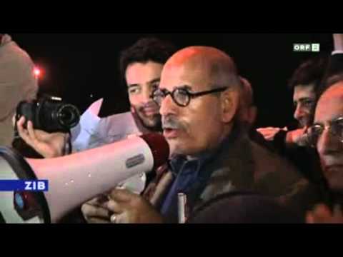 Egypt Protest El Baradei 30.01.2011 - in the Austrian News (ORF, ZiB)