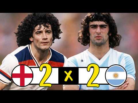 1974 England 2 - 2 Argentina Complete Highlights | Keegan vs Kempes