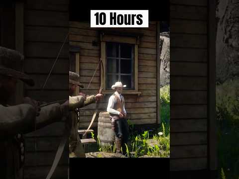 Using Bow 10 hrs vs 1000+ hrs of gameplay RDR2