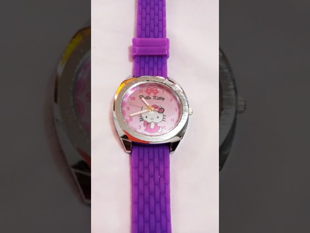 Vídeo relacionado con KIDS EUROSWAN SL Hello Kitty - Reloj interactivo con correa impresa para niñas