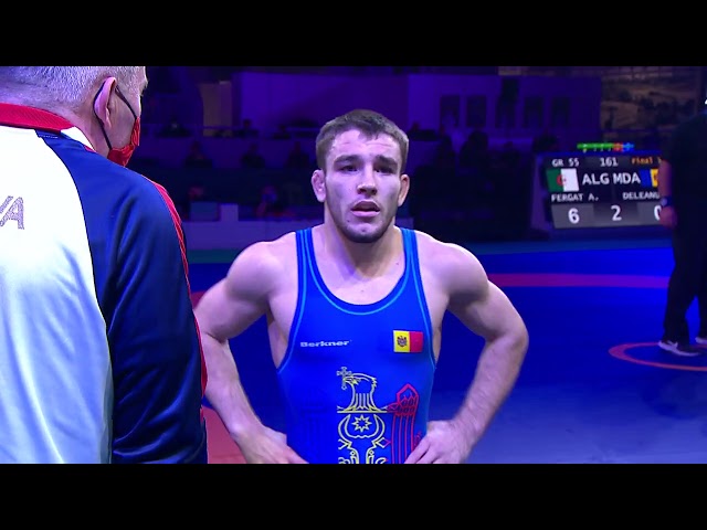 1468 | 161 | Seniors GR 55kg | Final 3-5 | FERGAT Abdelkarim (ALG) | DELEANU Artiom (MDA)