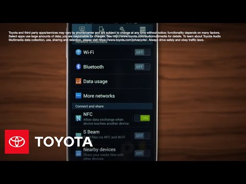 Toyota Entune | Bluetooth Android Pairing | Toyota