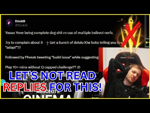 Nemesis Reacts To DZUKILL Complaining Tweet Over Yasuo And Yone Weak  | League of Legends Clip