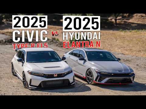 $10K Premium Justified? 2025 Hyundai Elantra N (DCT) vs 2025 Honda Civic Type R (FL5)