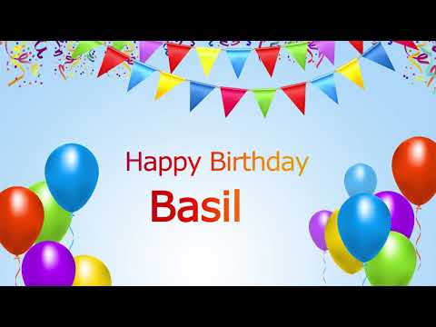 Happy Birthday Basil