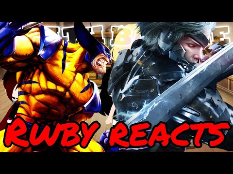 RWBY Reacts To Wolverine VS Raiden (Marvel VS Metal Gear) | DEATH BATTLE!