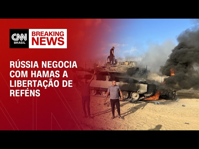 Rússia negocia com Hamas a libertação de reféns | CNN 360°