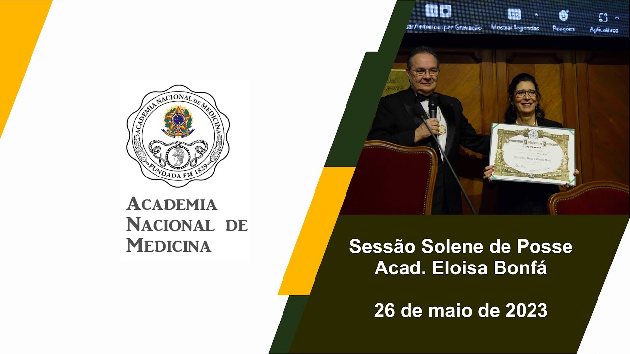 Sessão Solene de Posse Acad. Eloisa Bonfá – 26 de maio de 2023.