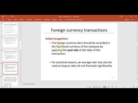 AC571 IAS 21 Part 1   FX Transactions