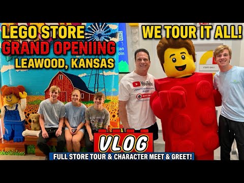 YouTube thumbnail: I Went to the NEW LEGO Store Grand Opening! (Insane Experience!)