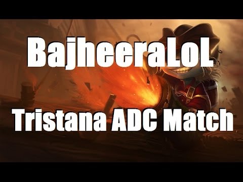 BajheeraLoL - ADC Tristana Struggle City Comeback - League of Legends