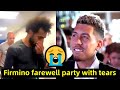 Firmino reaction to Salah and Liverpool farewell party for Roberto Firmino