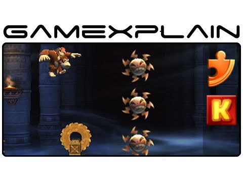 Donkey Kong Country Returns: Platform Panic 1-K (Puzzle Pieces & KONG Letters Guide, Walkthrough)