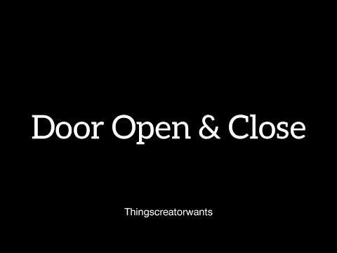 Door Open and Close - Sound Effect | Non copyright sound effects | TCW-SoundEffects