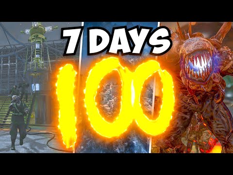 every round 100 in 7 days...