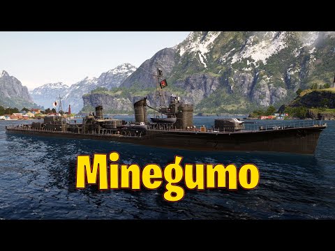 Meet The Minegumo! Tier 8 Japanese Destroyer in World of Warships Legends!