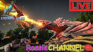 ARK: Survival Evolved 〔Crystal Isles〕Live#2【女性実況】コツコツとレベル上げ！