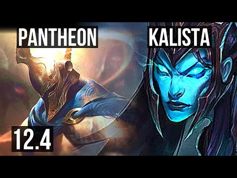 PANTHEON vs KALISTA (TOP) | 9 solo kills, 700+ games | EUW Diamond | 12.4