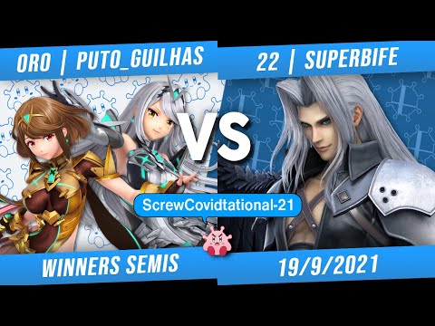 ScrewCovidtational-21 - ORO | Guilhas (Pyra/Mythra) vs 22 | Bife (Samus/Sephiroth )- Winners Round 1