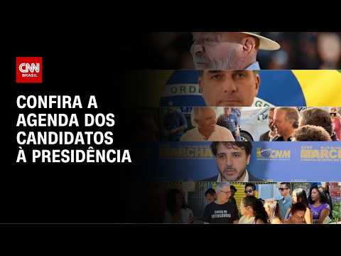 Eleições 2026: confira a agenda dos candidatos à presidência | CNN NOVO DIA