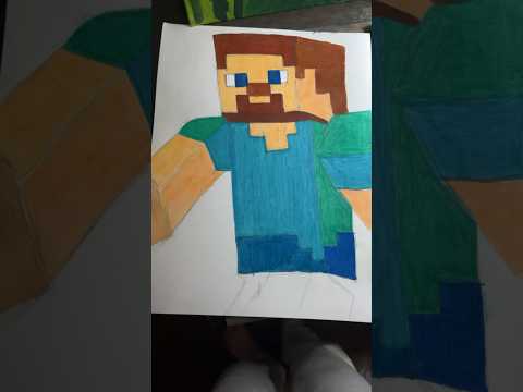 INSANE Minecraft Drawing in 1 Hour! MUST SEE!