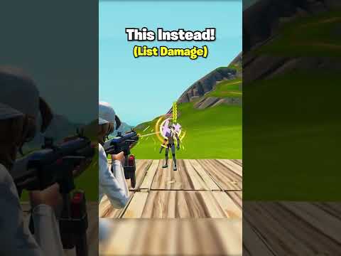 New EASY Way to fix the Fortnite Damage Numbers!