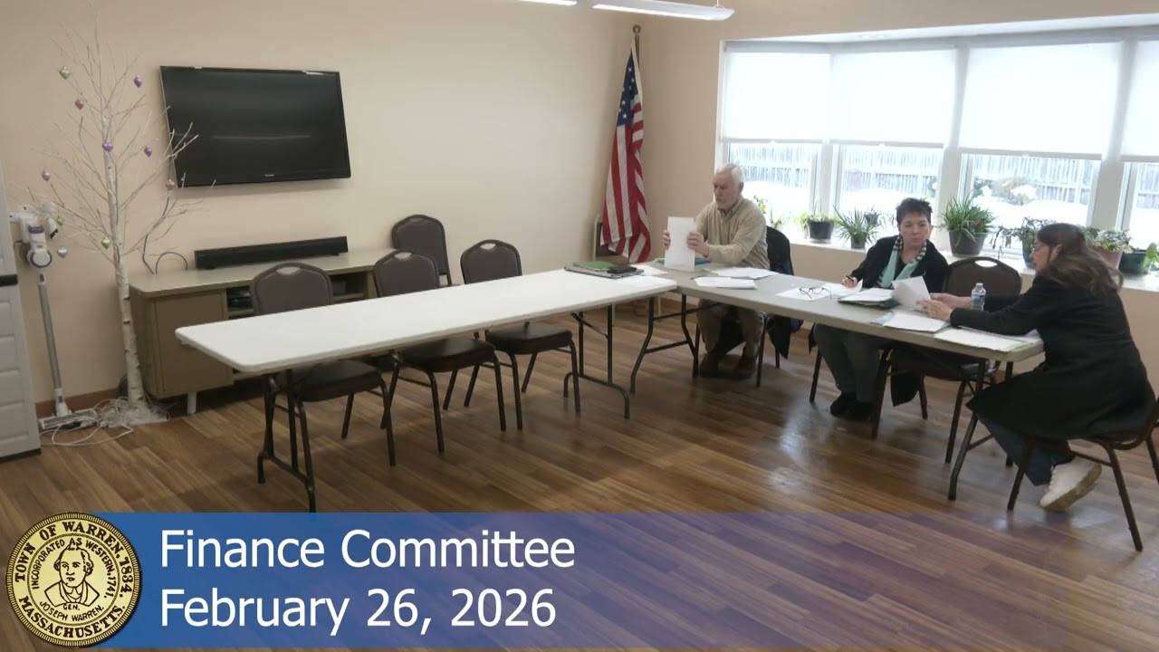 From the Finance Committee
