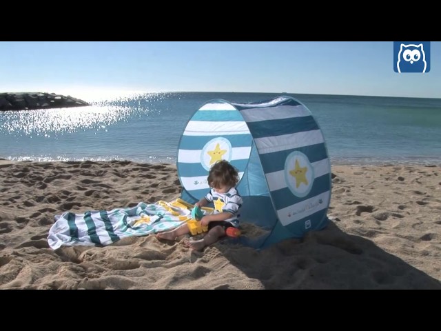Vídeo relacionado con Herenear Tienda Playa Bebé Pop Up, Tienda Refugio Infantil con Mini Piscina, Plegable Portátil Protección UV para Playa, Pícnic y Jardín (Azul)
