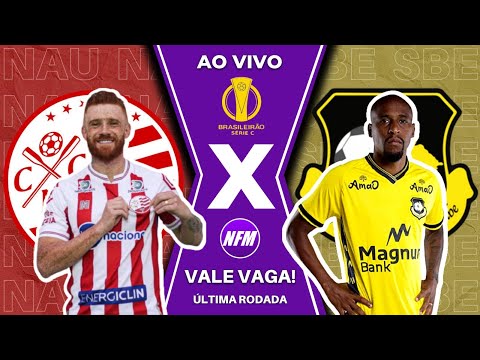 NÁUTICO 2x2 SÃO BERNARDO | ÚLTIMA RODADA | SÉRIE C | AO VIVO COM IMAGENS DO ESTÚDIO