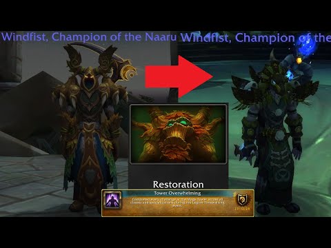 Mage Tower DONE - Restoration Druid - Keeper of the Grove - End of the Risen Threat - The War Within