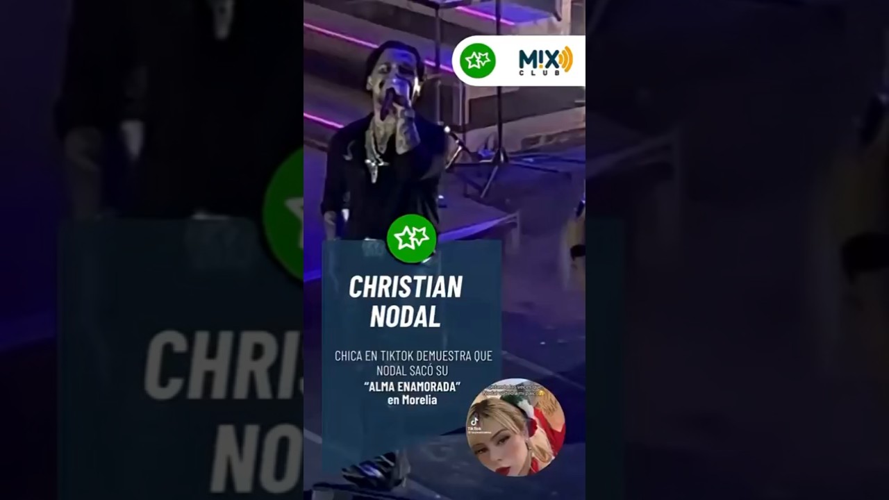 Nodal en plan “mirada mortal” en Morelia
