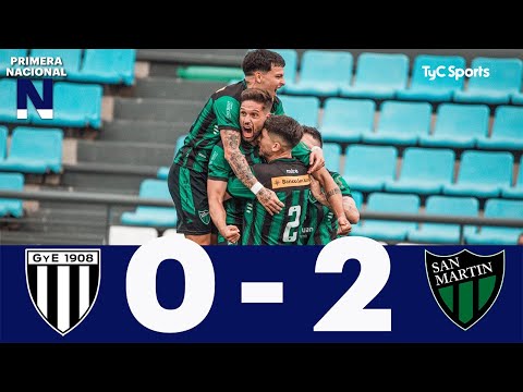 Gimnasia (M) 0-2 San Martín (SJ) | Primera Nacional | Reducido – Final