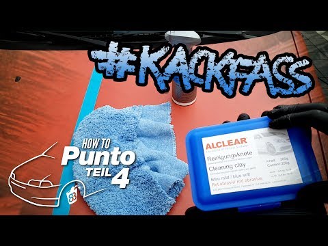 Autopflege Tipps: Lackknete richtig anwenden | Autolack kneten mit Lackknete | Fiat Punto S