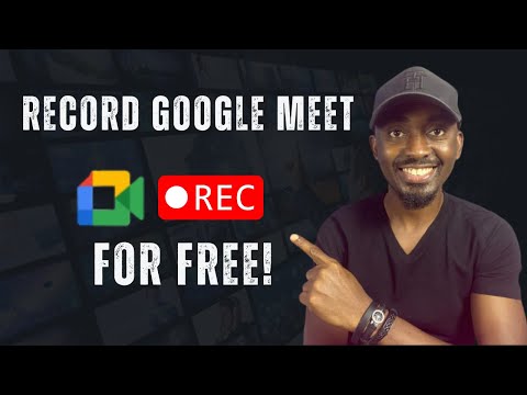 How to record webinar on Google Meet for FREE | Google Meet Recording For Online Webinars