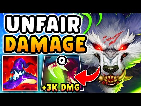 1000 AP WARWICK IS WILD (3000 DAMAGE CHOMPS??)