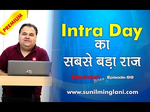 Intraday का सबसे बड़ा राज़ | Biggest Secret for Intraday Trading | Ep-99 | www.sunilminglani.com