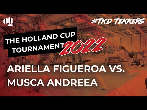 Ariella Figueroa v Andreea Musca - The Holland Cup 2022 #TKD