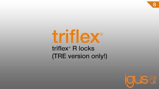 Separating triflex® R locks ( TRE version only)