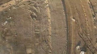 Time-lapse of an aerial mapping mission. Waterdown ON. Construction Site.