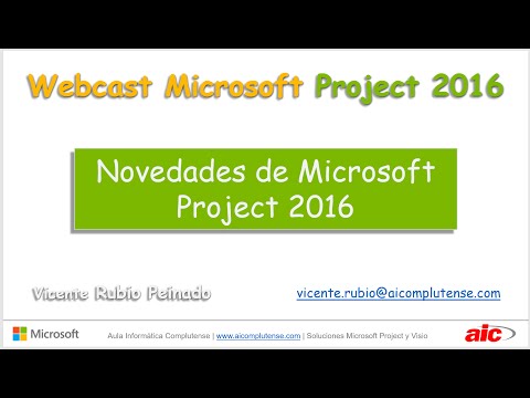 03 - Novedades de Microsoft Project 2016