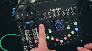 Video thumbnail for Eventide Misha Sound Demo (no talking) at Superbooth 2022 by Bonedo Synthesizers