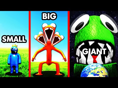 From SMALLEST To BIGGEST RAINBOW FRIEND (GTA 5)